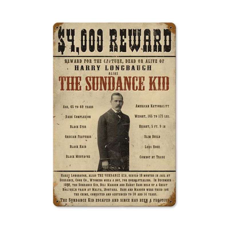 Sundance Kid 12 x 18