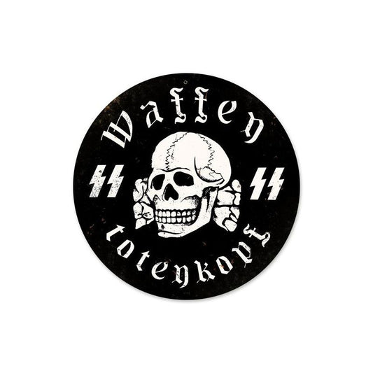 Waffen Ss Vintage Style Metal Sign 14 X 14