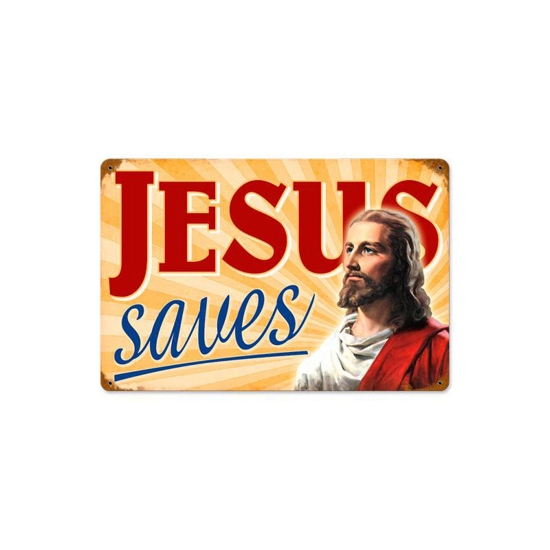 Jesus Saves 18 X 12