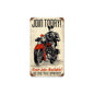 Police Motorcycle 8 x 14