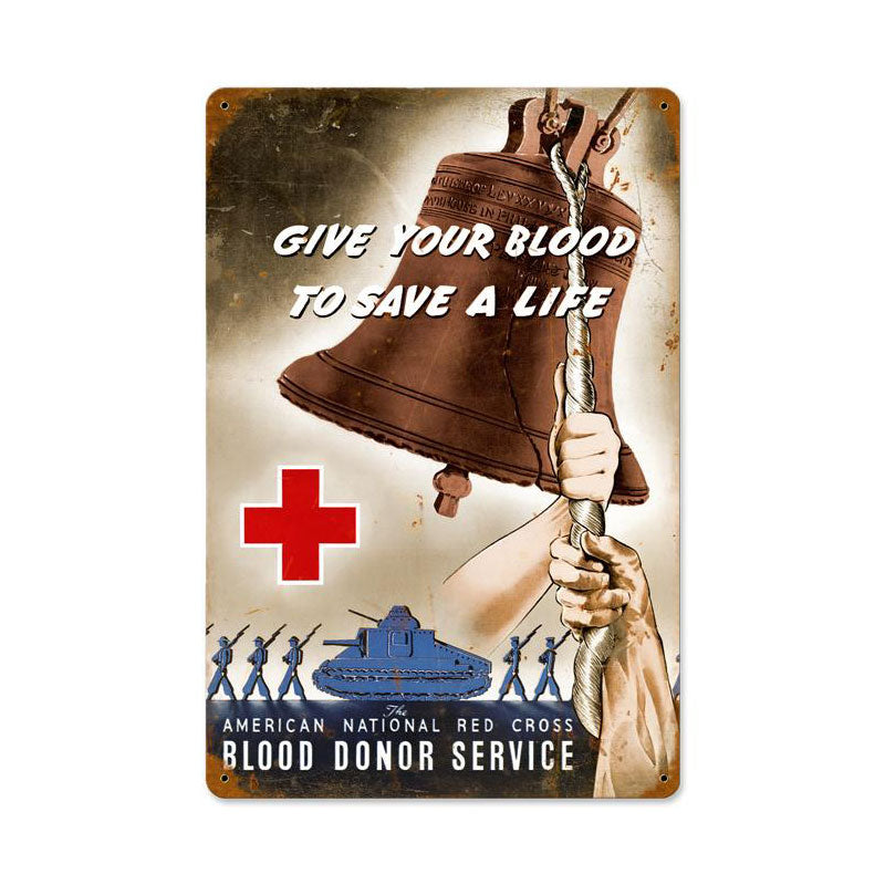 Red Cross Bell 18 x 12