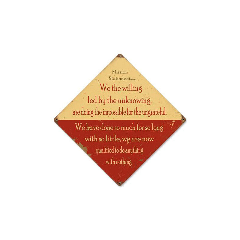 Mission Statement 12 x 12