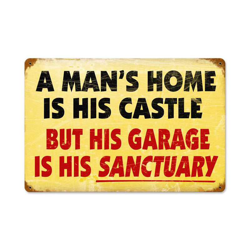 Mans Home 18 x 12