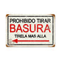 Prohibido Basura 18 x 12