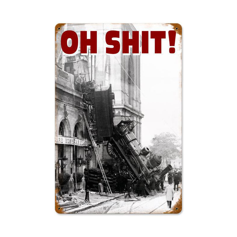 Oh Shit 18 x 12