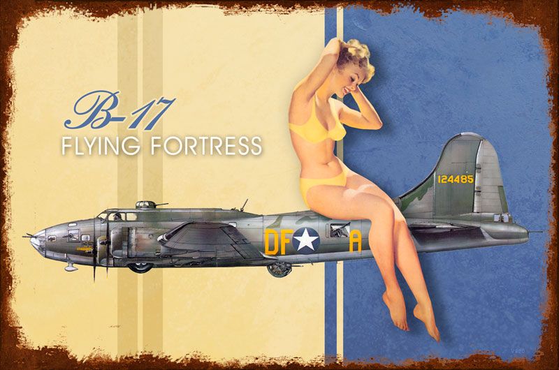 B-17 Bikini 18 X 12