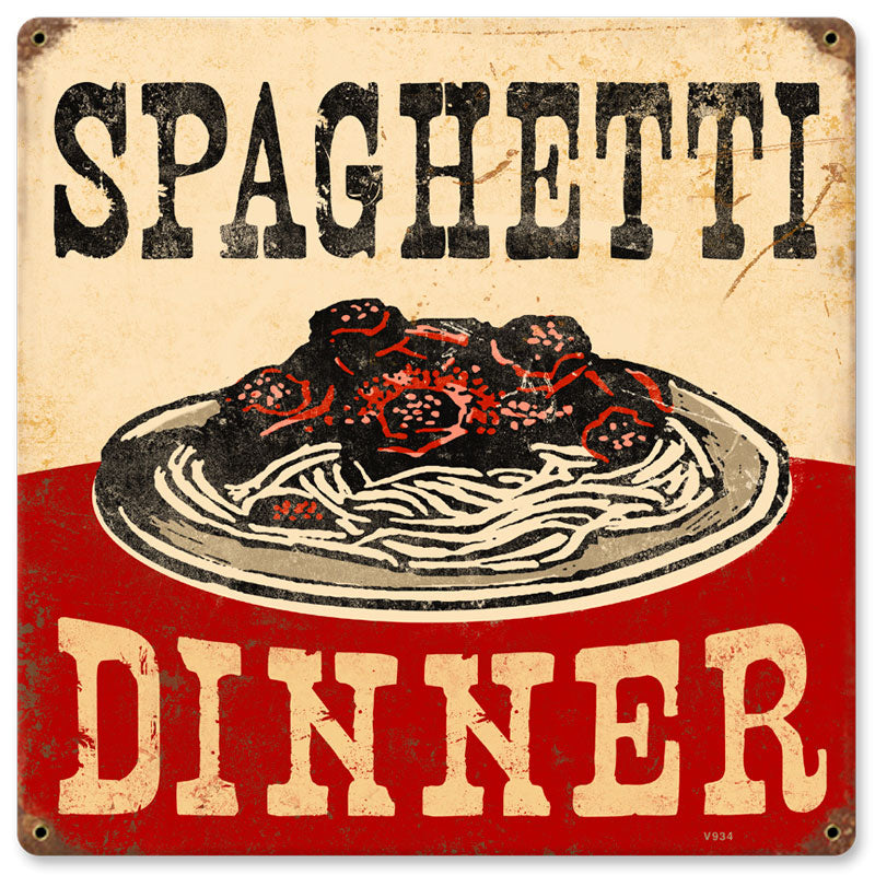Spaghetti Dinner 12 x 12