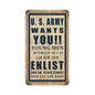 Army Wants You 8 x 14