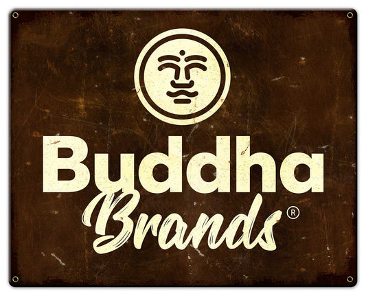 Buddha Brands Vintage Style Metal Sign 20 X 16