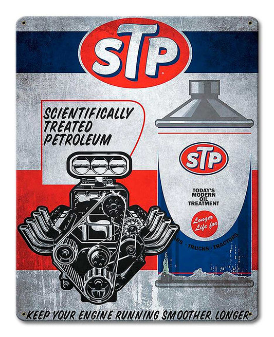 Stp Ad Vintage Style Metal Sign 12 X 15