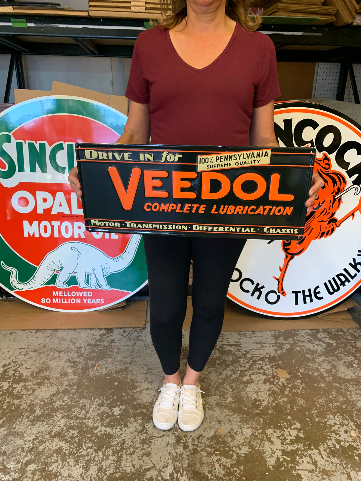 Veedol Oil – The Vintage Retro Signs Company