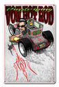 Von Hot Rod Toon 12 x 18