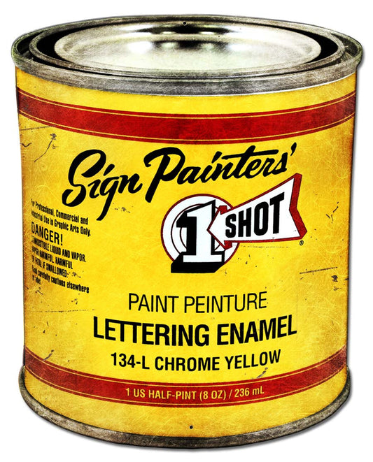 Paint Can Distress Vintage Style Metal Sign 12 X 15