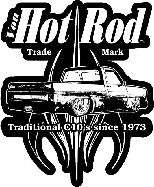T Rod Trade Mark C10 Vintage Style Metal Sign 13 x 16