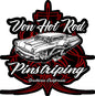 Von Hot Rod Pinstriping 12 x 12