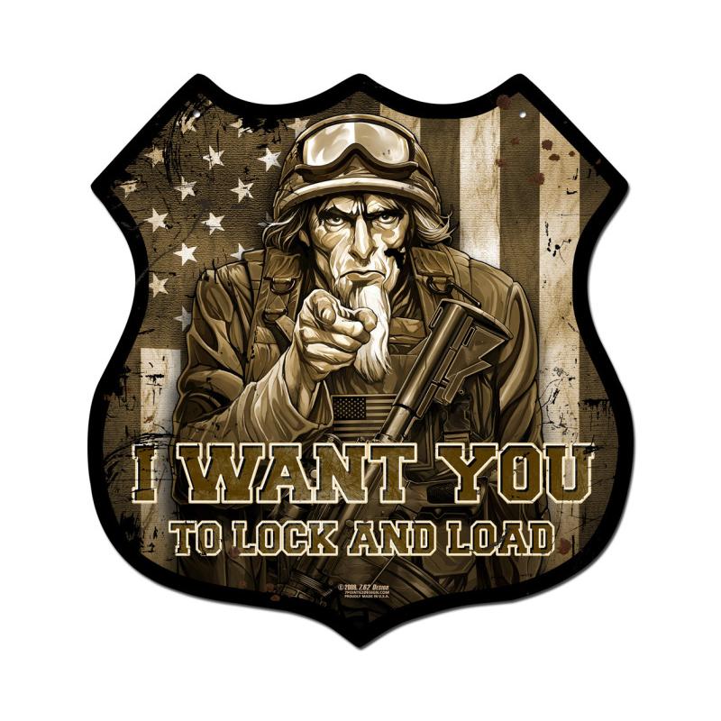 Uncle Sam Shield 30 X 30
