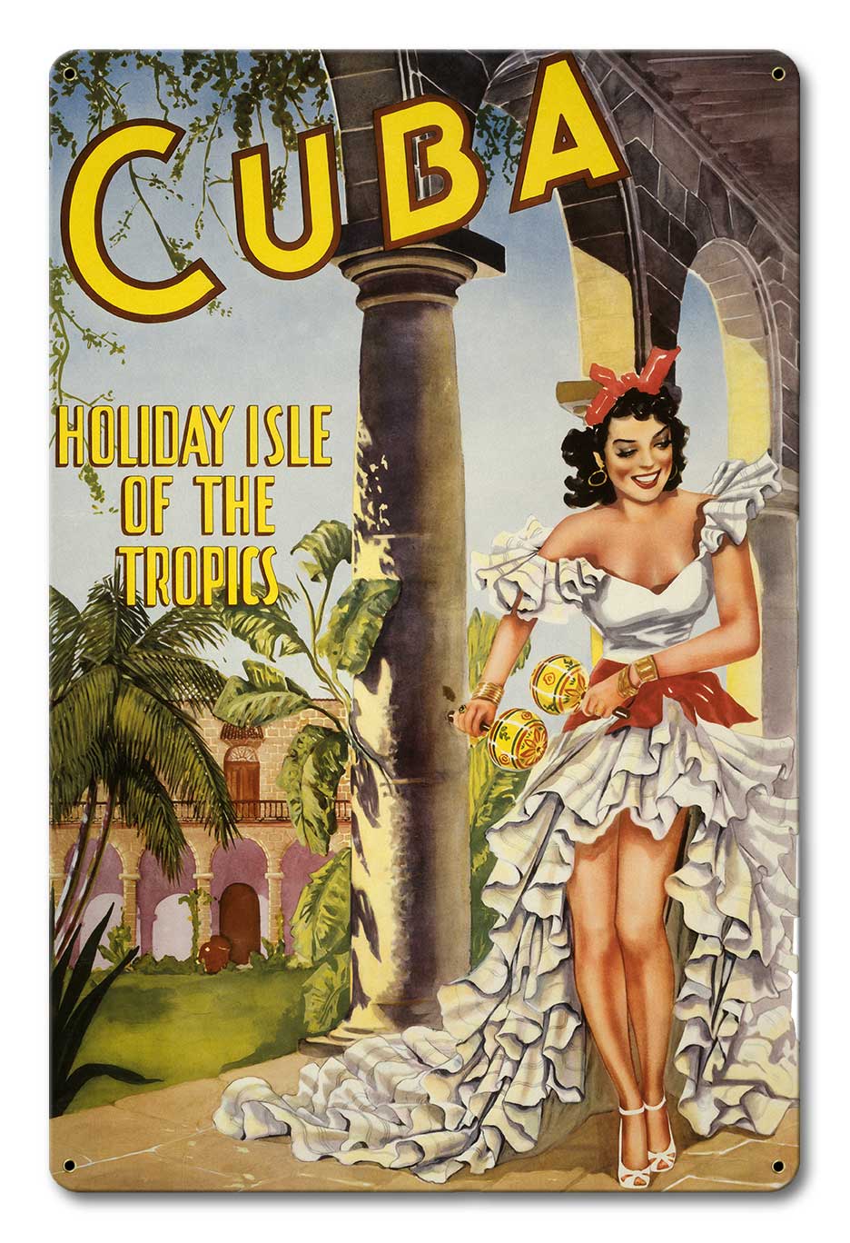Cuba Holiday Isle 24 x 36