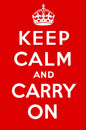 Keep Calm Red 12 x 18