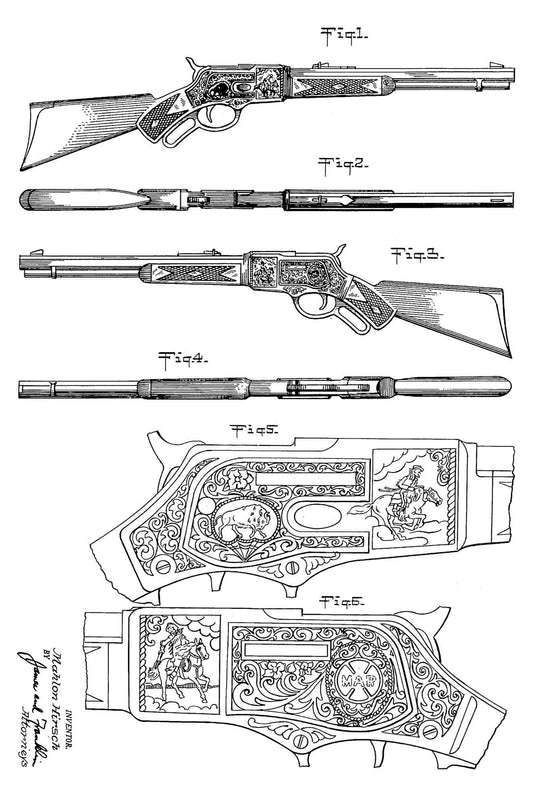 Toy Western Rifle Vintage Style Metal Sign 24 x 36
