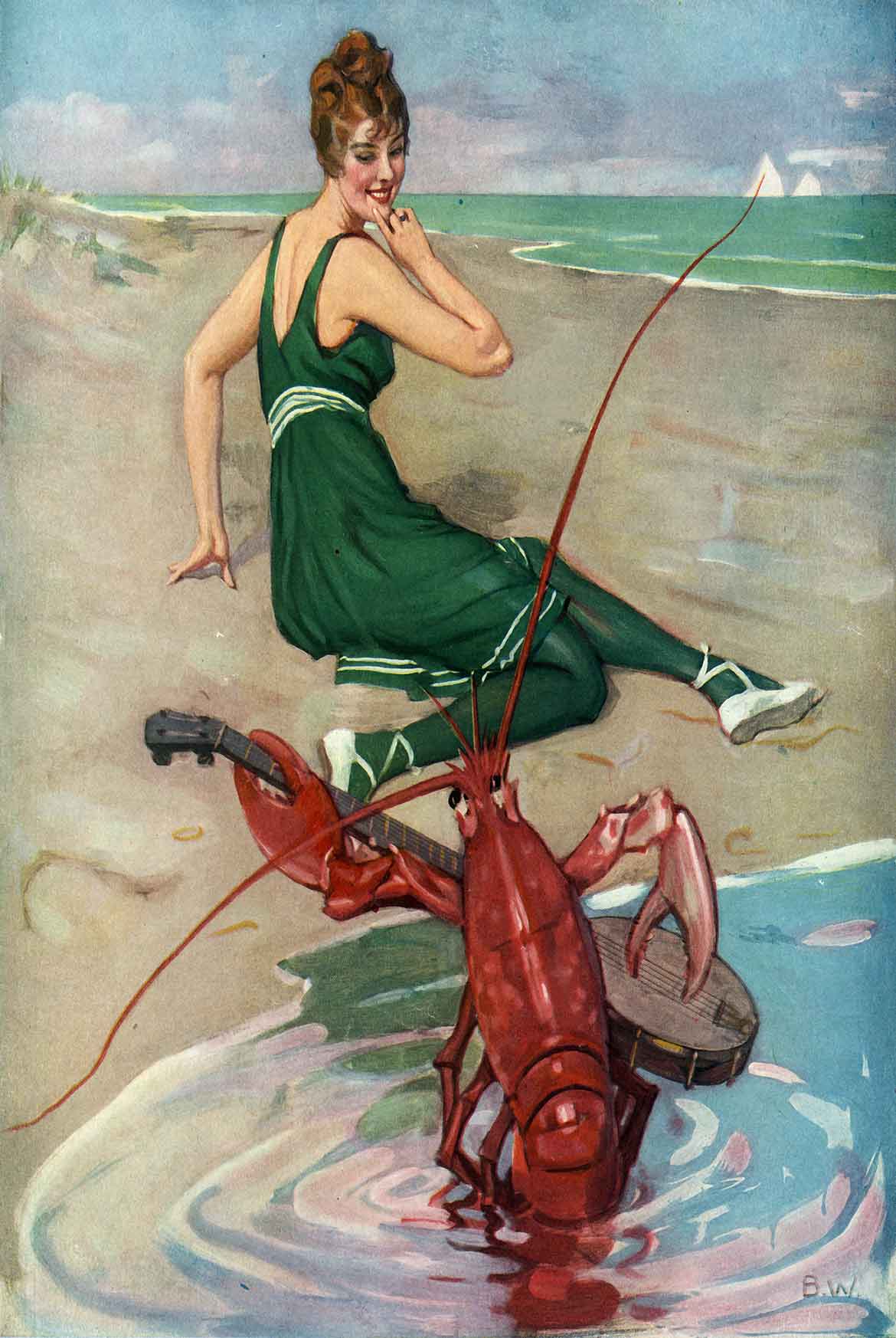 Lobster Serenade 16 x 24
