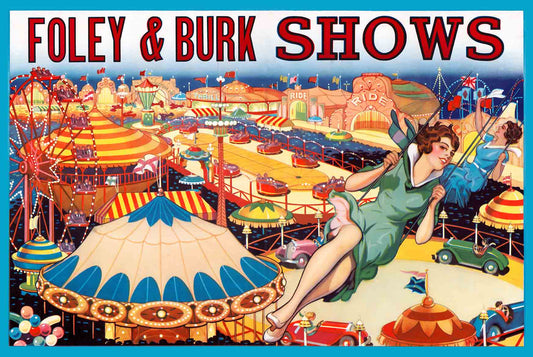 Foley And Burk Vintage Style Metal Sign 24 x 16