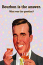 Bourbon Answer Purple 12 x 18