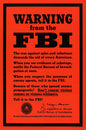Warning From Fbi 16 x 24
