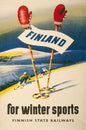 Finland For Winter Sports 12 x 18