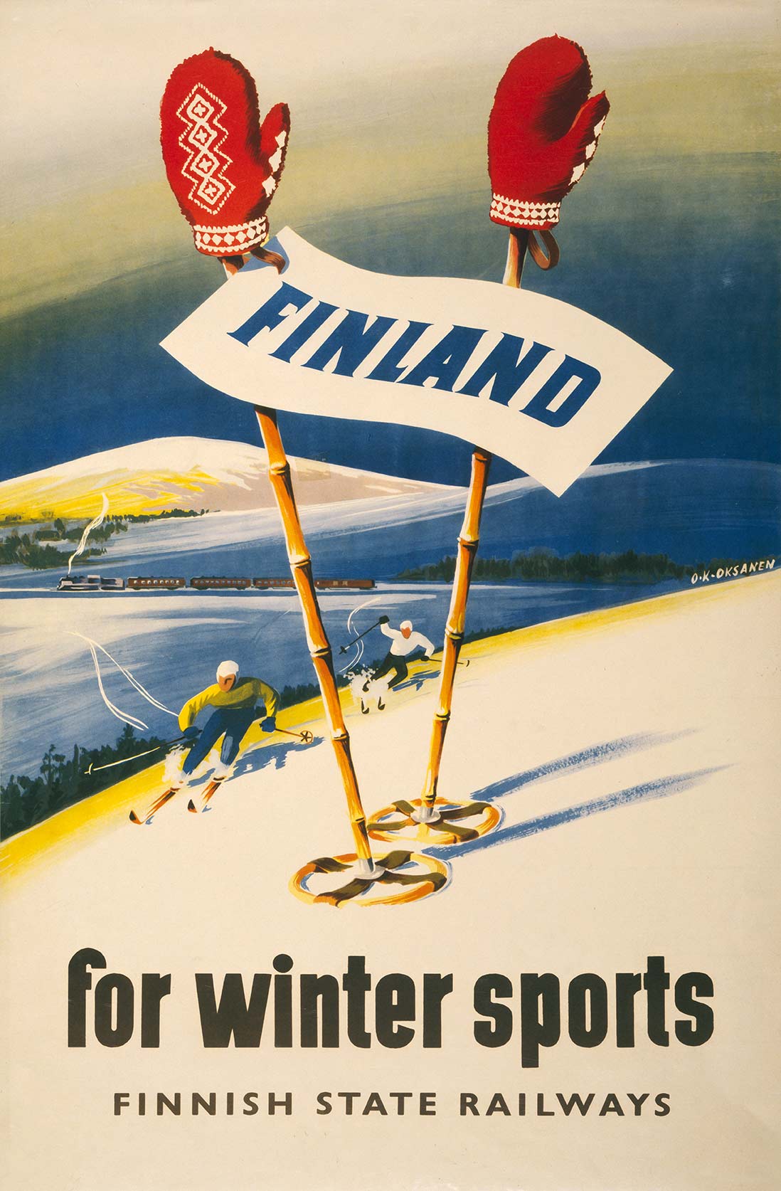 Finland For Winter Sports 16 x 24