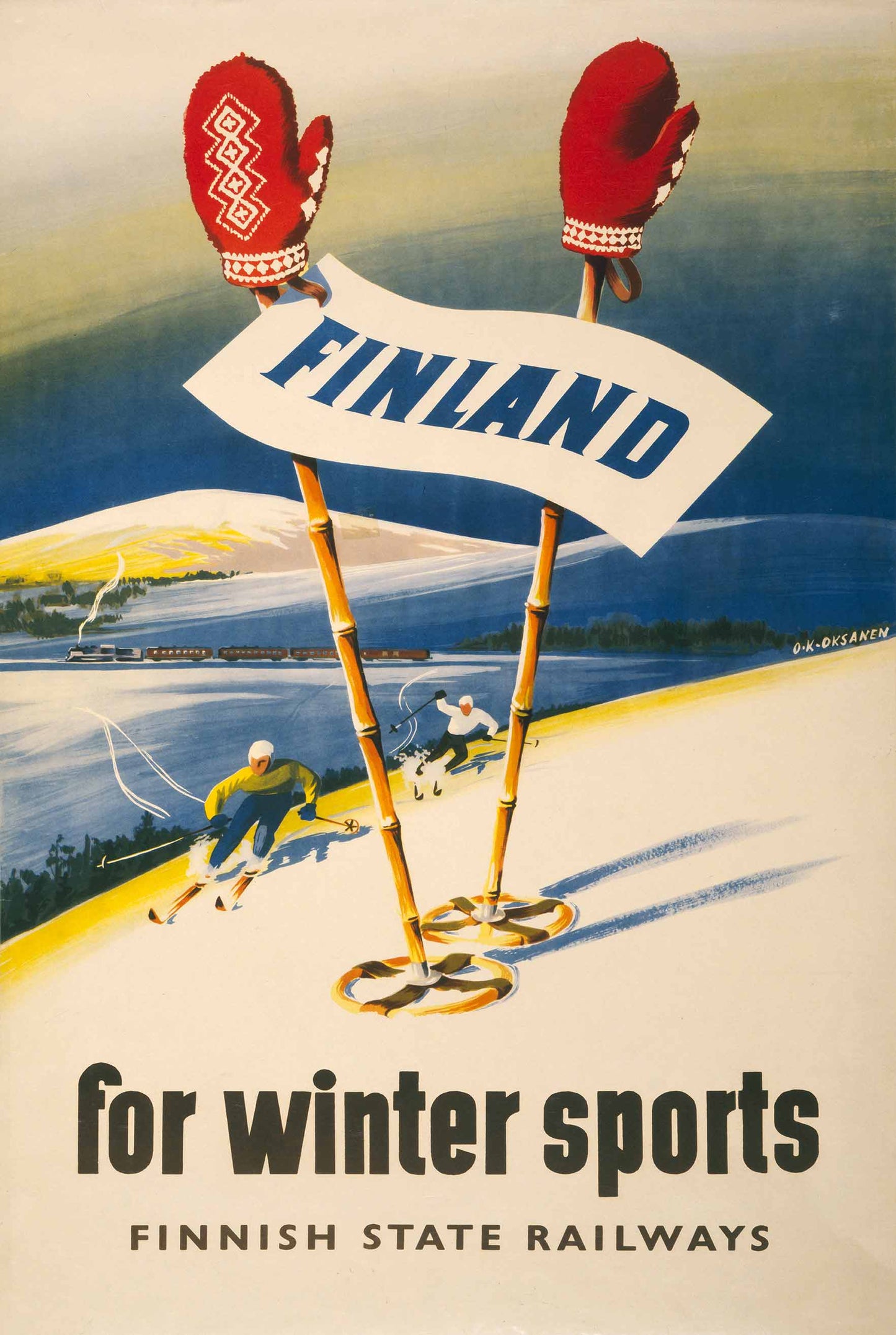 Finland For Winter Sports 24 x 36