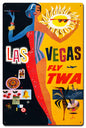Las Vegas Fly Twa 16 x 24