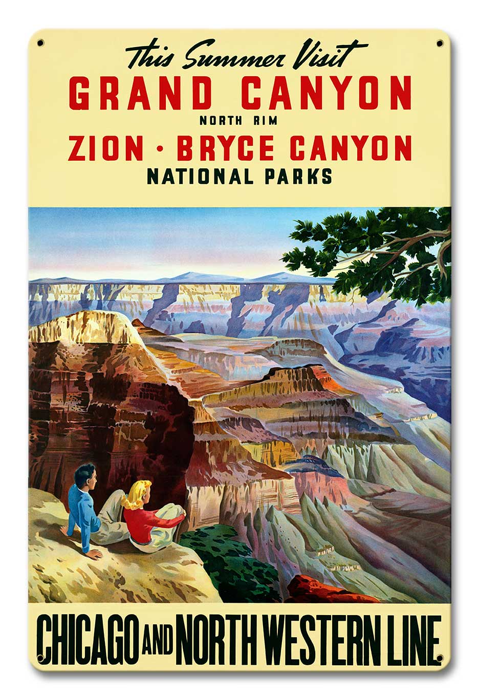 Visit Grand Canyon Zion Bryce 12 x 18