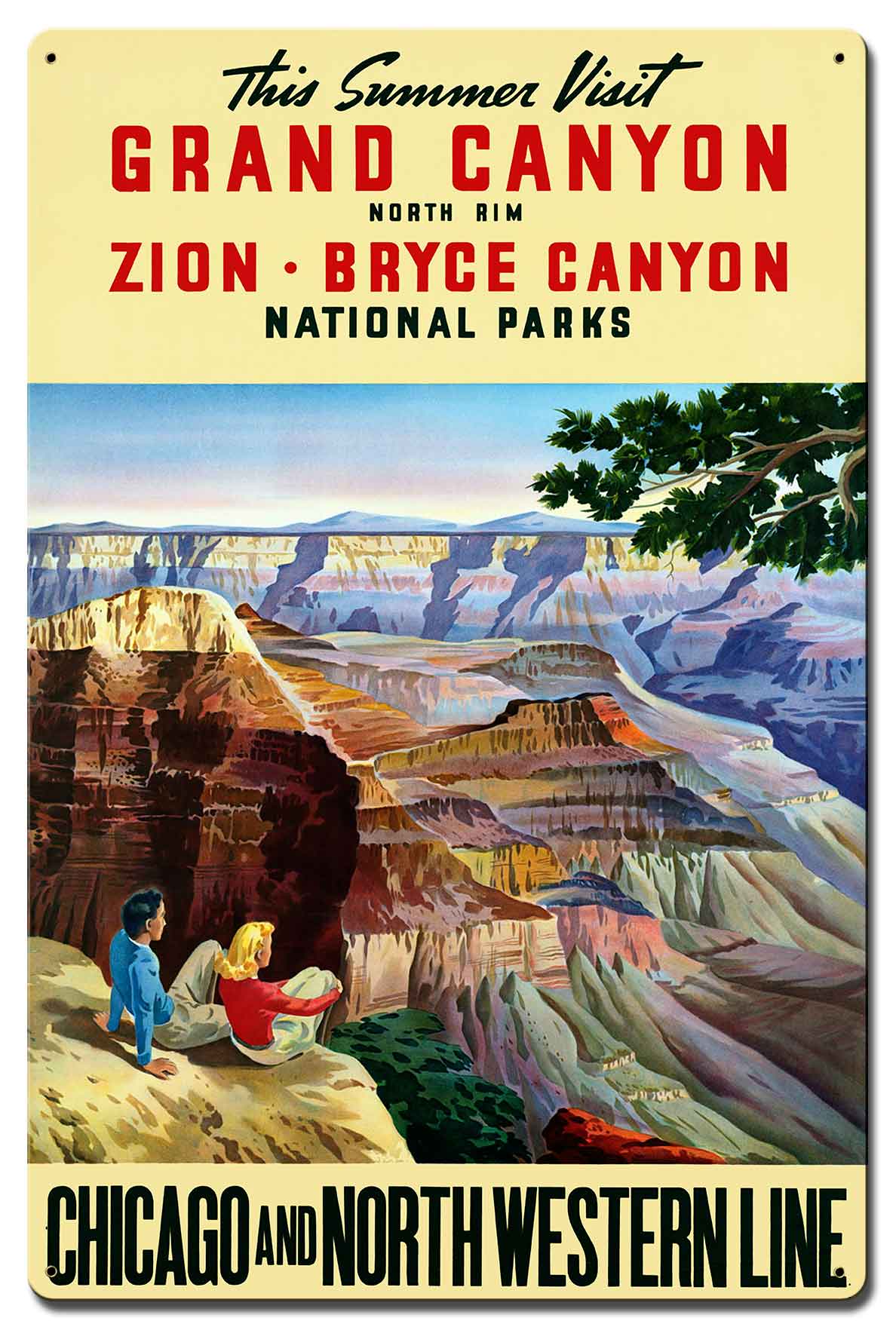 Visit Grand Canyon Zion Bryce 16 x 24