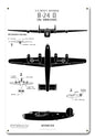 Us Heavy Bomber B-24D 12 x 18