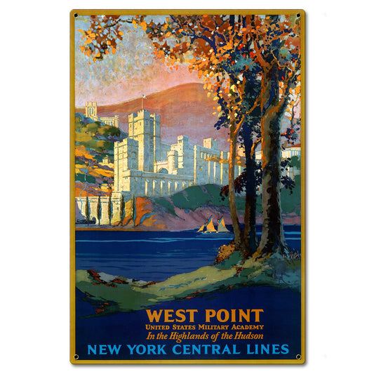 West Point Military Vintage Style Metal Sign 16 x 24