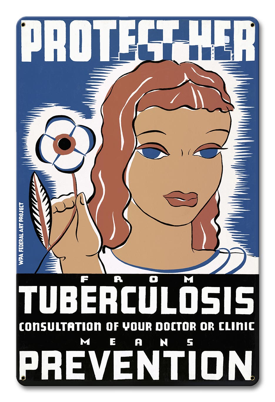Protect Her From Tuberculosis 12 x 18