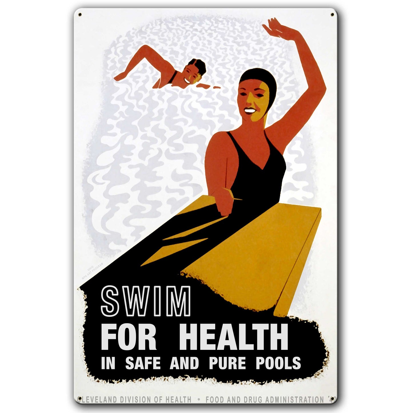 Gelato Swim For Health 16 x 24