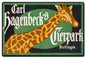 Carl Hagenbecks Tierpark Stellingen Giraffe 24 x 16