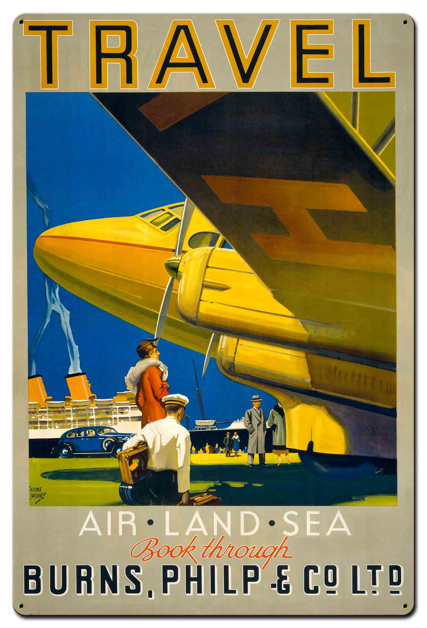 Travel Air Land Sea 24 x 36