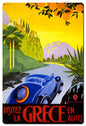 Visite La Grece En Auto 24 x 36