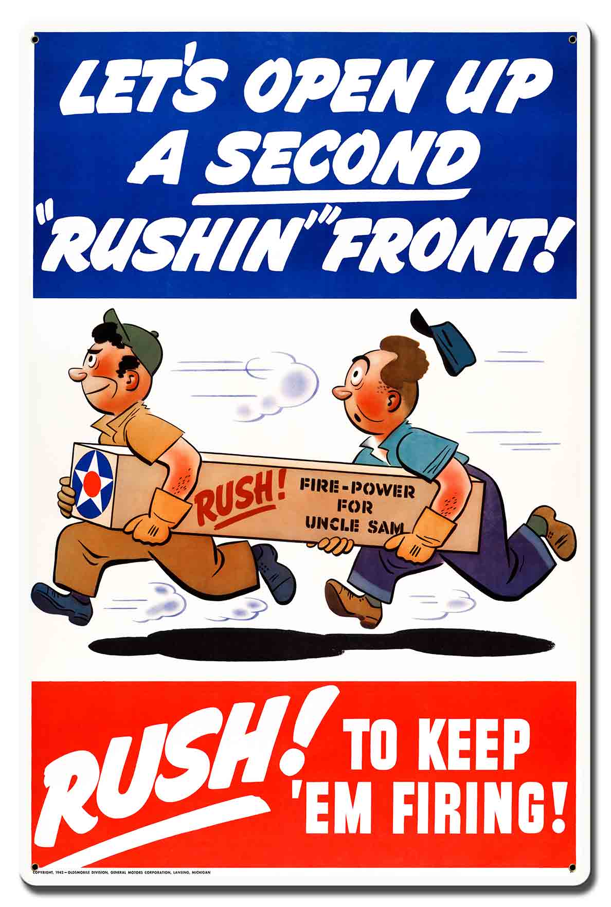 A Second Rushin Front 16 x 24