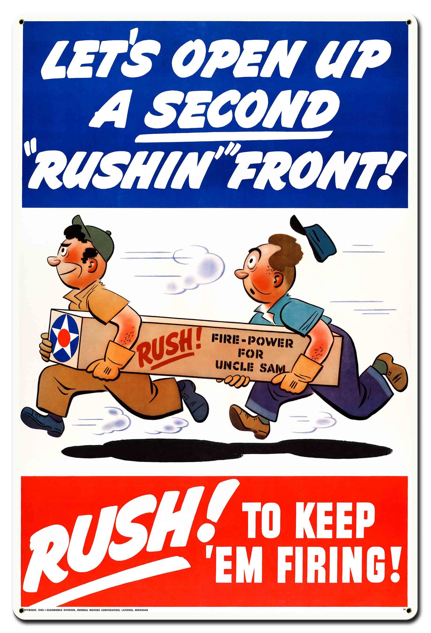 A Second Rushin Front 24 x 36