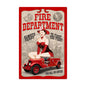 Fire Department Pinup 24 x 36