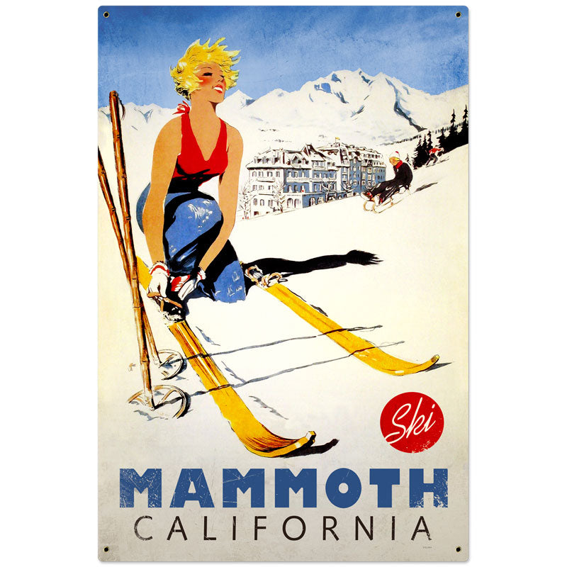 Ski Mammoth 24 x 36