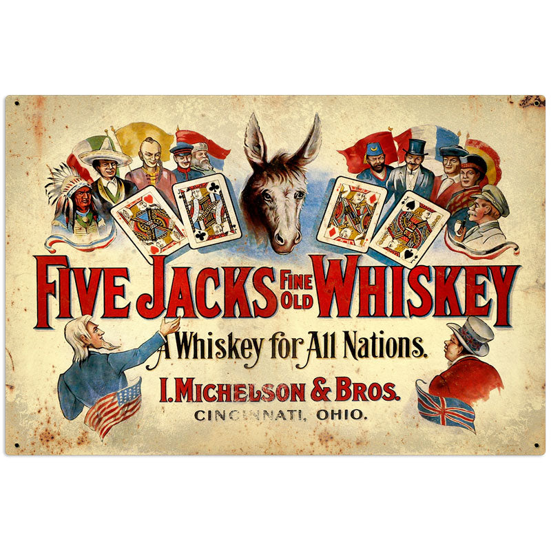 Five Jacks Whiskey 36 x 24