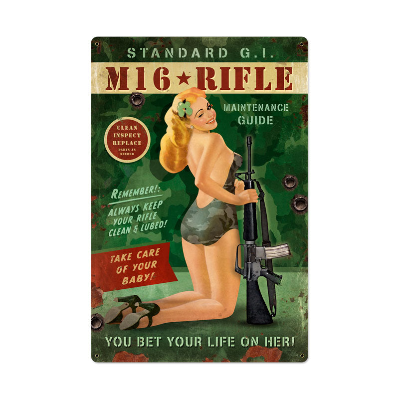 M16 Girl 24 x 36