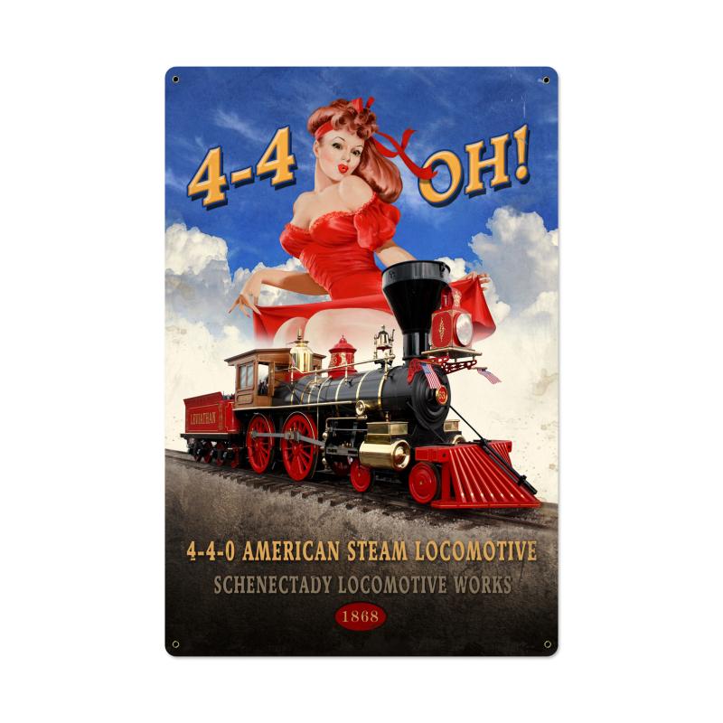 American Steam Locomotive 24 x 36