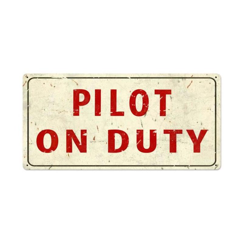 Pilot On Duty 36 x 18