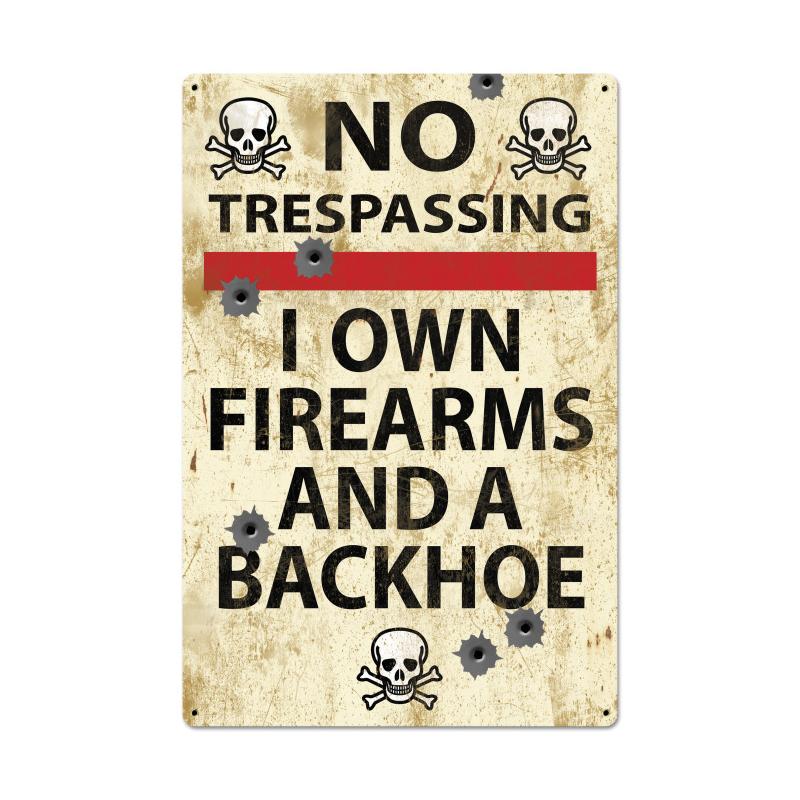 No Trespassing 24 x 36