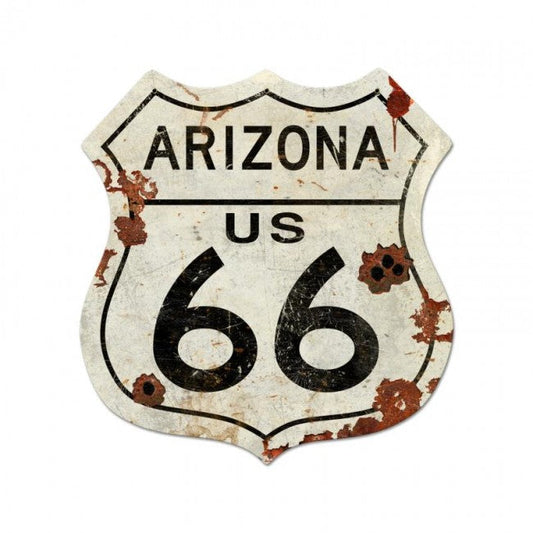 Route Arizona Us 66 Vintage Style Metal Sign 40 x 42